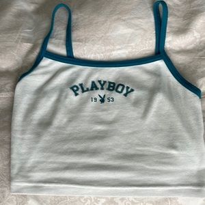 Playboy logo tank top